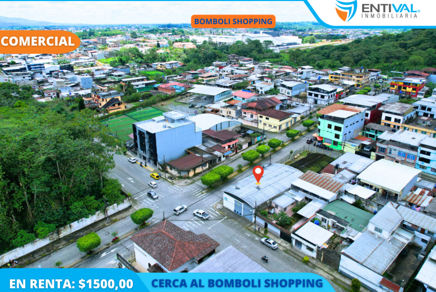 GALPON COMERCIAL DE ARRIENDO RENTA CERCA AL BOMBOLI SHOPPIN EN SANTO DOMINGO ENTIVAL INMOBILIARIA BIENES RAICES PROPIEDADES DE VENTA EN SANTO DOMINGO1