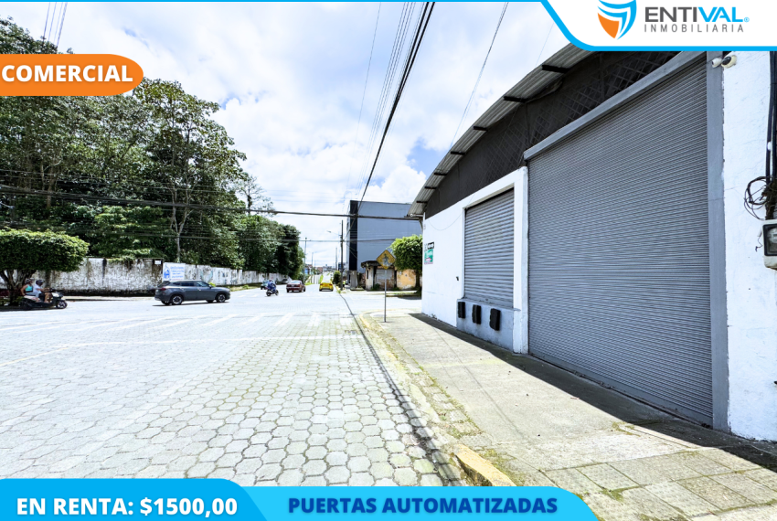 GALPON COMERCIAL DE ARRIENDO RENTA CERCA AL BOMBOLI SHOPPIN EN SANTO DOMINGO ENTIVAL INMOBILIARIA BIENES RAICES PROPIEDADES DE VENTA EN SANTO DOMINGO4