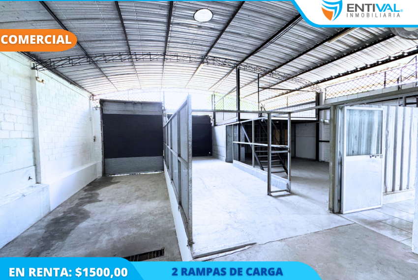 GALPON COMERCIAL DE ARRIENDO RENTA CERCA AL BOMBOLI SHOPPIN EN SANTO DOMINGO ENTIVAL INMOBILIARIA BIENES RAICES PROPIEDADES DE VENTA EN SANTO DOMINGO8