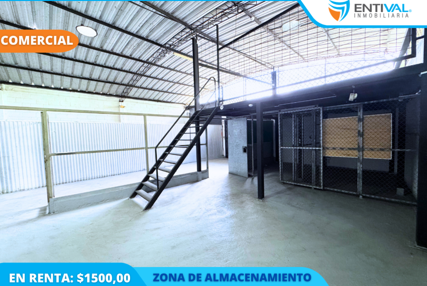 GALPON COMERCIAL DE ARRIENDO RENTA CERCA AL BOMBOLI SHOPPIN EN SANTO DOMINGO ENTIVAL INMOBILIARIA BIENES RAICES PROPIEDADES DE VENTA EN SANTO DOMINGO9